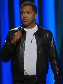 Mike Epps Black Leather JKT AJ