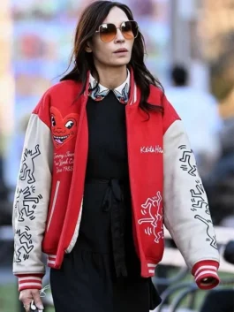 Famke Janssen Varsity Jacket FR