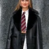 Haley Lu Richardson Leather Coat AJ