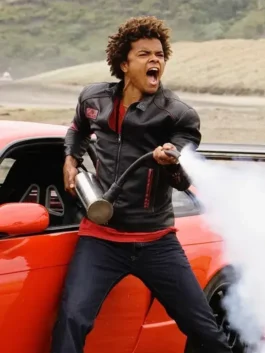 Red Scott Truman Leather Jacket ST