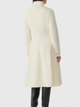 Dylan Dreyer Ruffle Coat BK