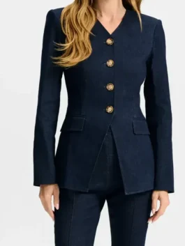 Savannah Guthrie Denim Blazer AJ