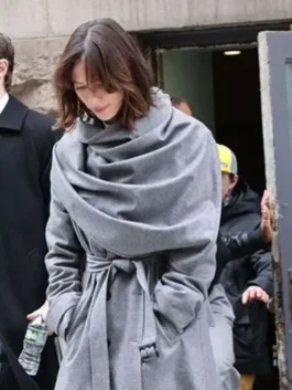 Rebecca Hall Grey Coat ST