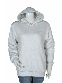 Classic fleece pullover with hand-stitched hood detailing and a structured athletic fit.