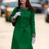 The Anne Hathaway The Devil Wears Prada Green Coat combines the grit of the city with luxury fashion. It offers a heavy duty build and professional grade quality for fans who value true style.