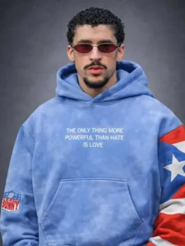 Bad Bunny PR The Only Thing More Powerful Than Hate Is Love Hoodie