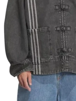 Chinese New Year Dark Grey Denim Jacket featuring a professional heritage finish and high density material.