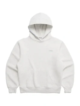 Classic Fleece Hoodie shown in a high quality finish that highlights the expert tailoring and soft fleece build.