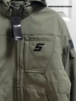 Mens Green Racing Jacket in a vibrant green finish with professional grade hardware and sleek racing lines.