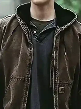 Supernatural Sam Winchester Hooded Jacket featuring a premium brown finish and a professional rugged hooded design.