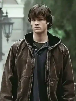 Supernatural Sam Winchester Hooded Jacket with high density panels and professional grade stitching for an urban look.
