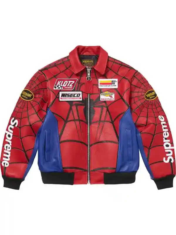 Supreme Spider Man Jacket | Premium Leather Construction