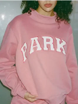 Valentines Day Varsity Mockneck Sweatshirt showcasing the premium athletic cut and high quality garment construction.