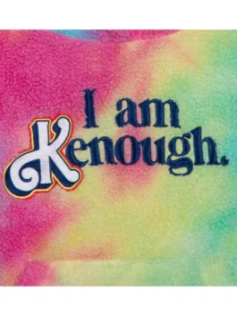 Barbie I Am Kenough Ken Hoodie in a professional finish with luxury multicolor tie-dye and attached hood.