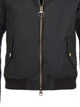Chicago Med S10 Darren Barnet Black Jacket featuring professional grade stitching and a luxury front zipper.
