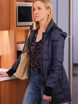 Chicago Med S10 Jessy Schram Puffer Coat