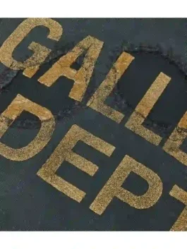 Gallery Dept Archive Black Hoodie in professional finish with luxury industrial resilience ribbed cuffs.