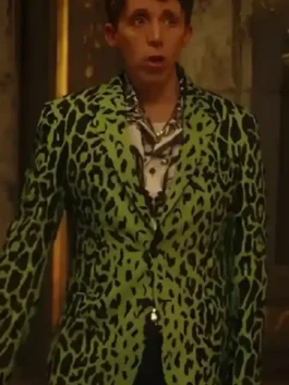 Gunther The Beauty Green Blazer showcasing professional suiting grain and luxury buttoned closure.