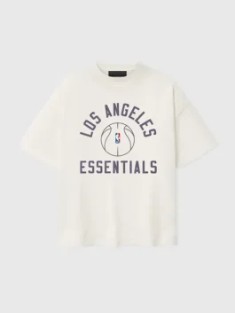 LA Lakers Fear of God Barkley Hendricks T-shirt featuring professional grade stitching and a luxury pullover style.