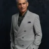 Memory of a Killer Dutch Grey Blazer in professional grey suiting fabric with a luxury lapel style collar.