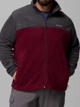 Columbia Men's Steens Mountain 2.0 Full Zip Fleece Jacket featuring professional two tone panels and luxury soft lining.