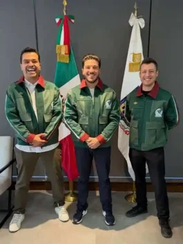 Adidas Mexico Worker Jacket showcasing professional embroidery and luxury green cotton fabric.