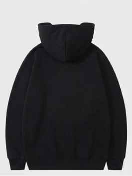 Alternative view of MF Doom Logo Black Hoodie