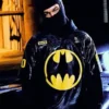 OVO x Batman x The Joker Hoodie in professional black high density fleece with luxury balaclava collar.