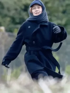 Project Hail Mary Sandra Hüller Wool Coat in a professional finish with luxury open hem cuffs and pockets.