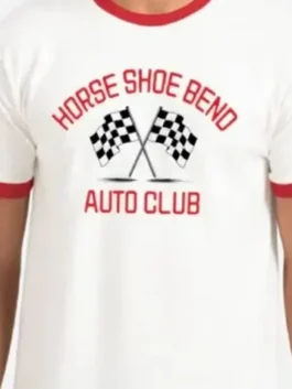 Ryan Gosling Horse Shoe Bend Shirt in professional white polyester with a luxury round neck line and short sleeves.