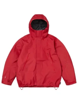 Supreme Ghostface Jacket showcasing professional parachute grain and luxury hooded style.