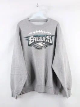 Taylor Swift Eagles Sweatshirt in professional grey with a luxury crew neck and full length sleeves.