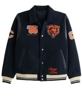 1985 Chicago Bears Varsity Blue Jacket