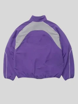 2026 Coachella Billie Eilish Purple Track Jacket For Sale