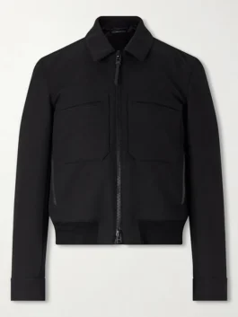 American Idol Season 24 Episode 10 Luke Bryan Wool Blend Black Jacket