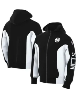 Brooklyn Nets Authentic Black Hoodie