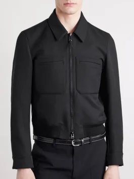 Buy American Idol Luke Bryan Wool Blend Black Jacket