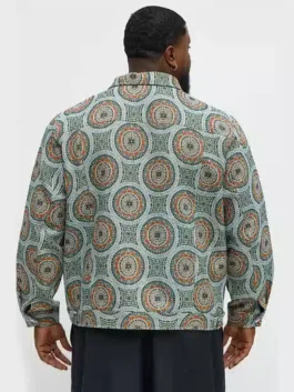 Buy American Idol S024 Jordan McCullough Tapestry Floral Trucker Jacket