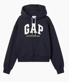 Buy Gap × Victoria Beckham Heavyweight Navy Blue Hoodie