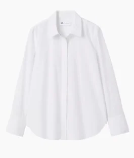 Buy Gap × Victoria Beckham Relaxed Poplin White Shirt