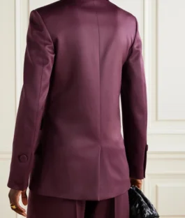 Buy Live with Kelly and Mark 2026 Sarah Michelle Gellar Burgundy Blazer For Sale