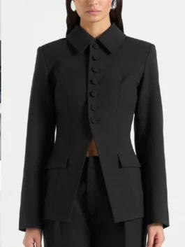 CIA S01 Natalee Linez Black Coat