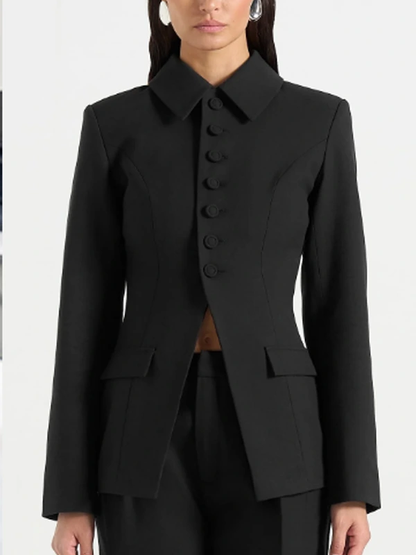 CIA S01 Natalee Linez Black Coat