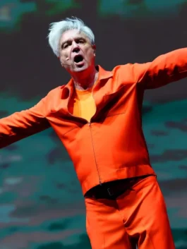 Coachella Valley Music & Arts Festival 2026 Who is the Sky Performance David-Byrne Orange Jacket For Sale