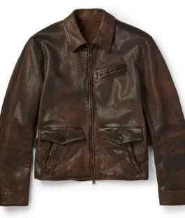 Conan O’Brien Must Go Conan O’Brien Brown Leather Jacket