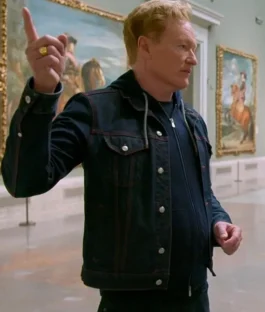 Conan O’Brien Must Go Conan O’Brien S02 Denim Blue Jacket
