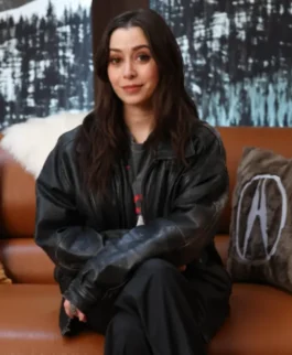 Cristin Milioti Buddy Movie Premiere 2026 Black Leather Jacket For Sale