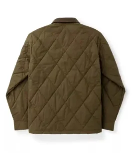 Donna From S03 Episode 2 Elizabeth Saunders Brown Quilted Jacket