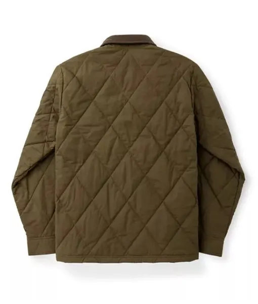 Donna From S03 Episode 2 Elizabeth Saunders Brown Quilted Jacket