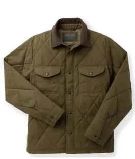 Donna From Season 3 Episode 2 Elizabeth Saunders Brown Quilted Jacket